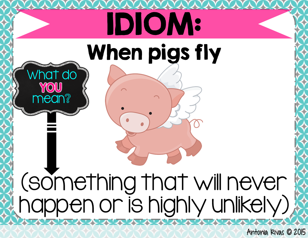 forkin4th When Pigs Fly (idioms freebie)