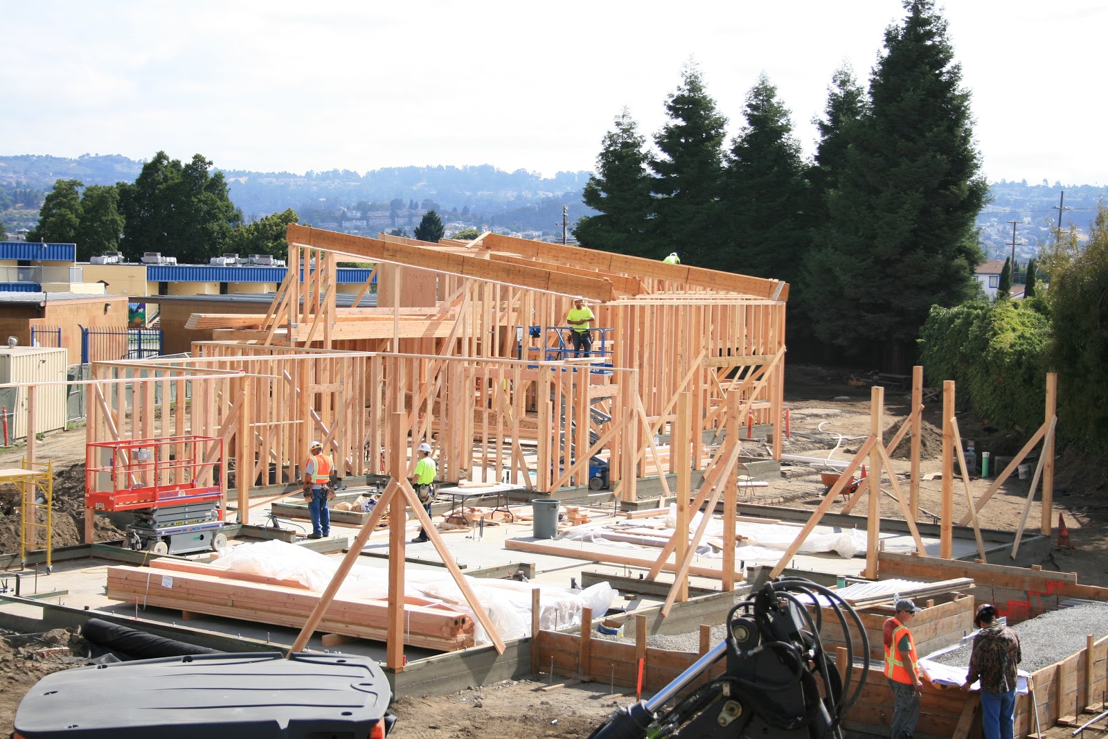 Argo Construction, Inc. Framing Work Stonehurst Children Center, Oakland