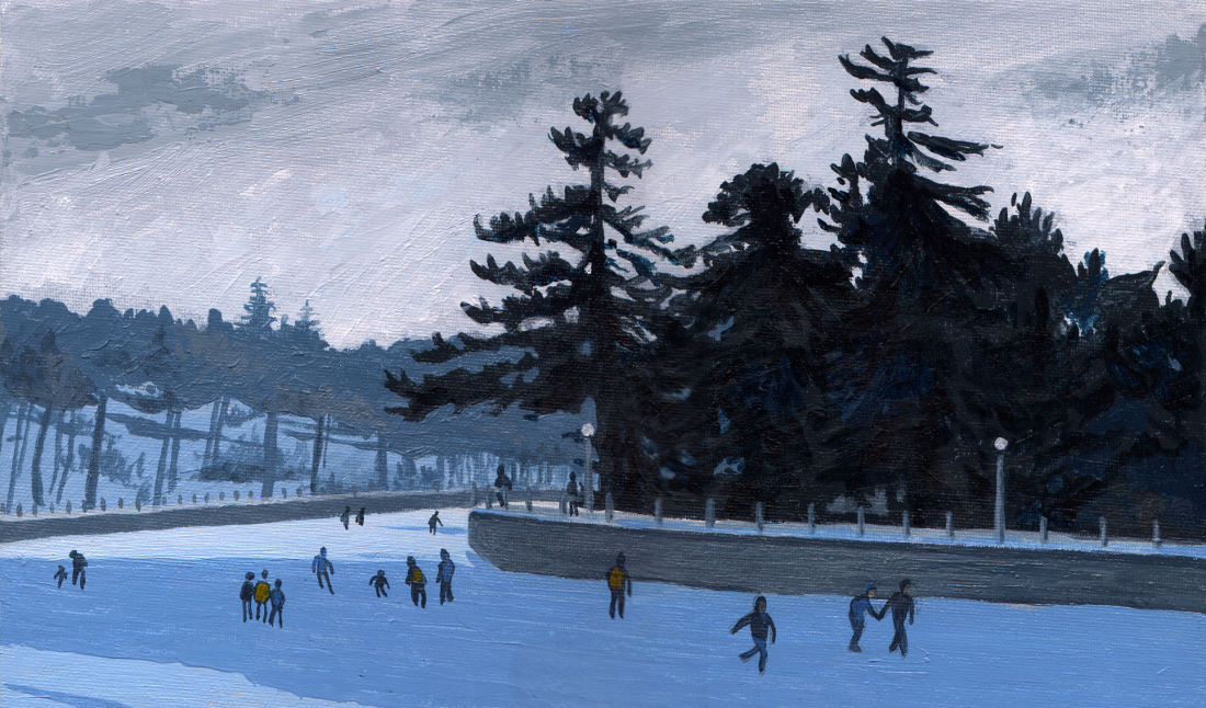 Michael S Scroll Rideau Canal Skateway At Lansdowne Park La