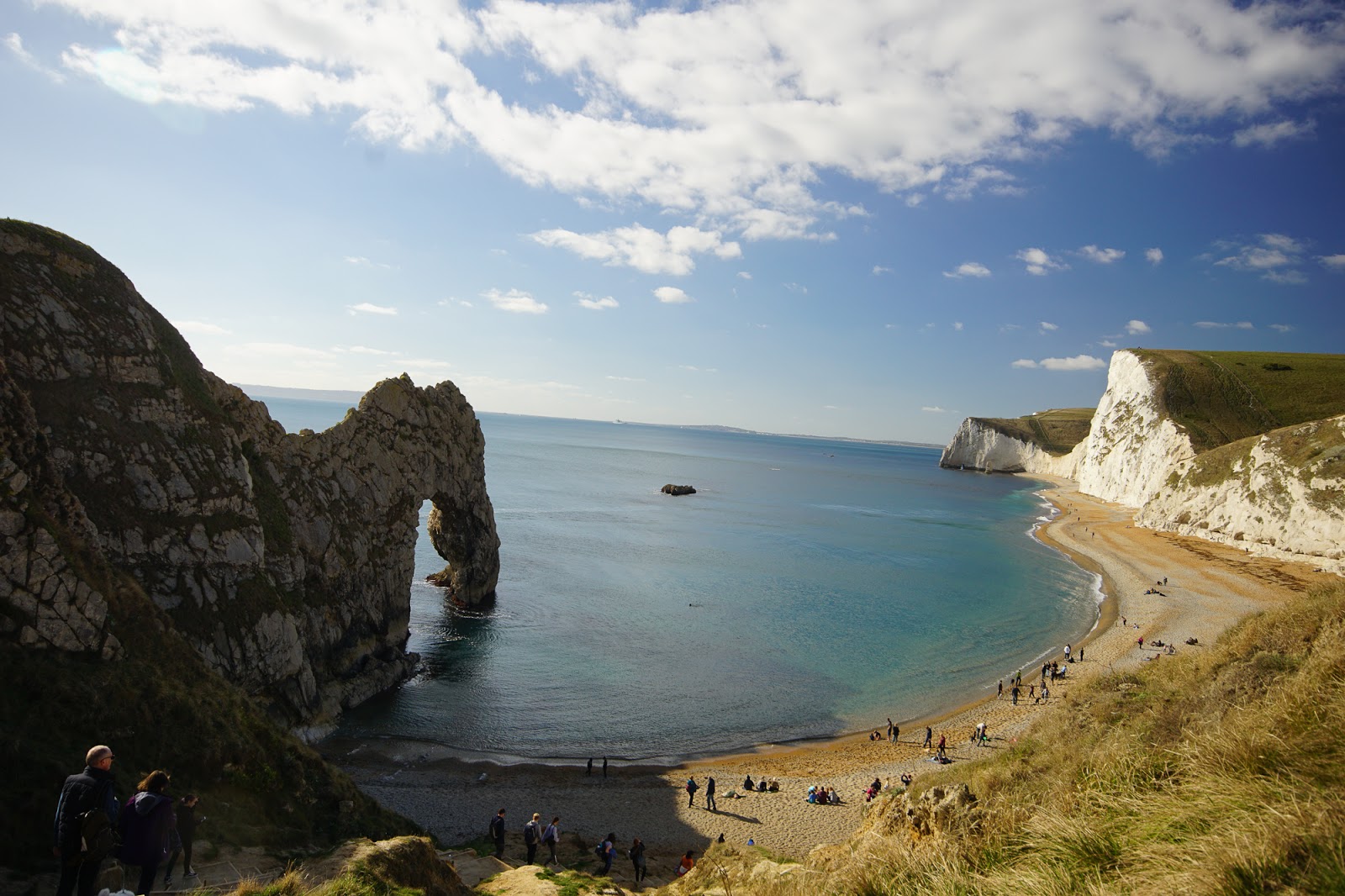 Freddie Patmore Fossil hunting in Durdle Door, England an attempt