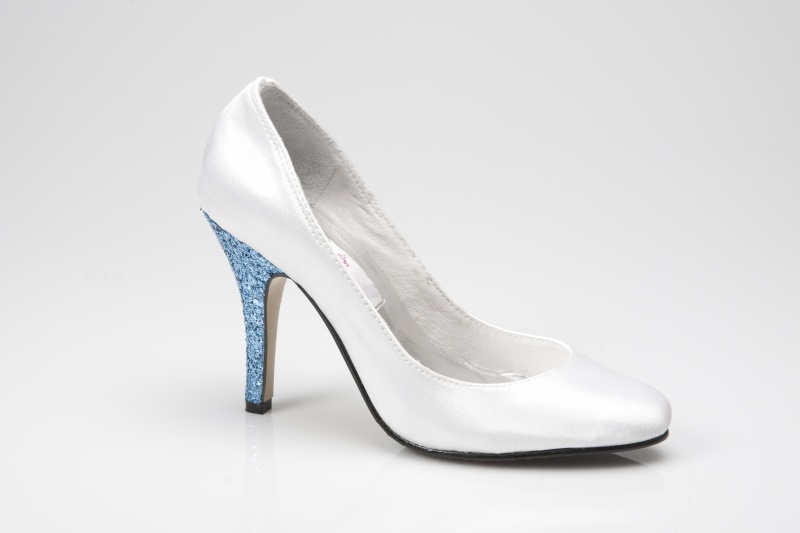 Elegant Bridal Style Baby Blue Wedding Shoes