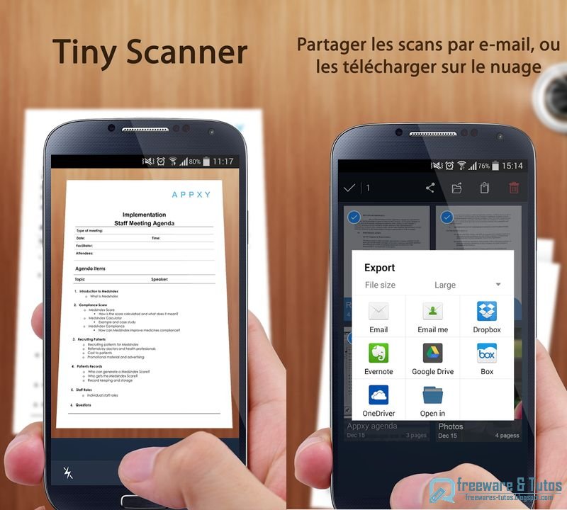Tiny Scanner un scanner portable pour votre smartphone