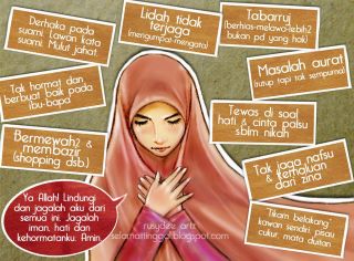 Gambar Kartun Muslimah Berdoa Dilema Lucu Pool