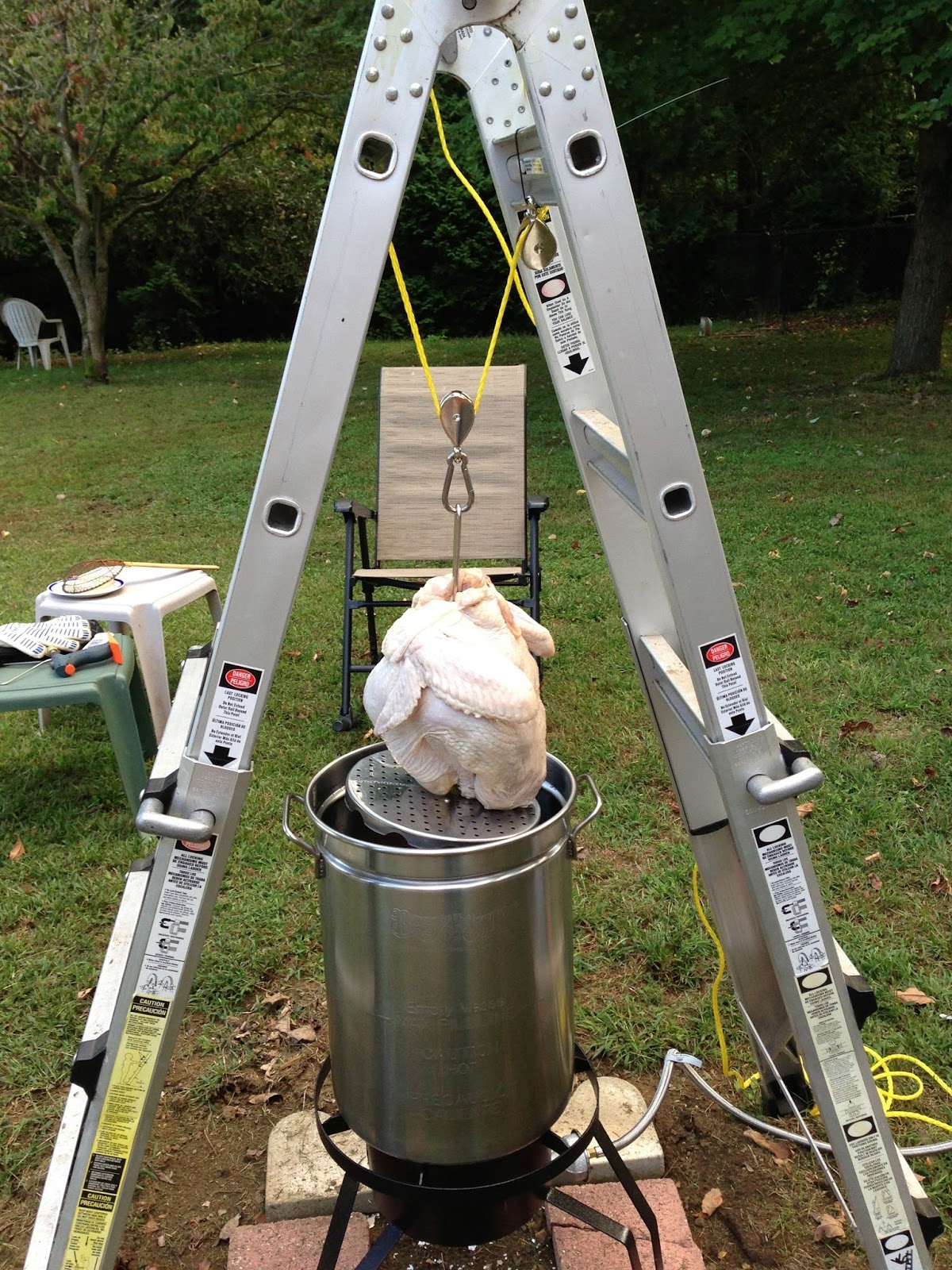 A Real Dad Makes Real Food Deep Fried Turkey