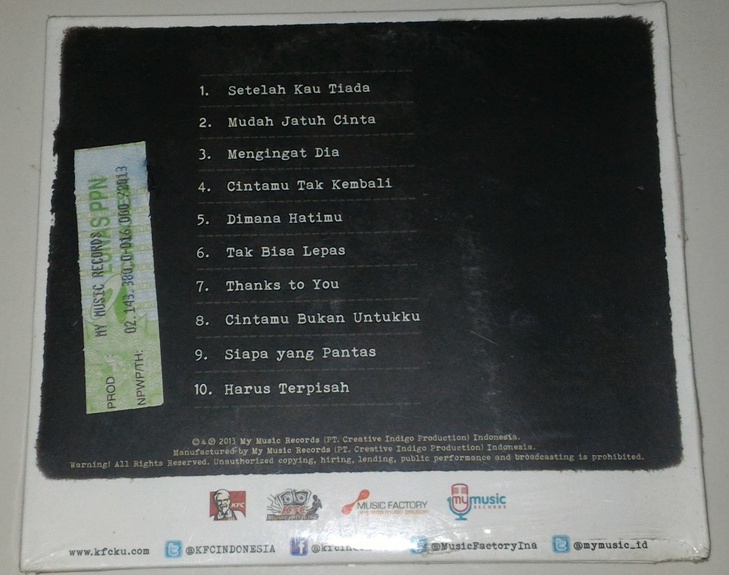 Cd Cakra Khan Self Titled Gudang Musik Shop