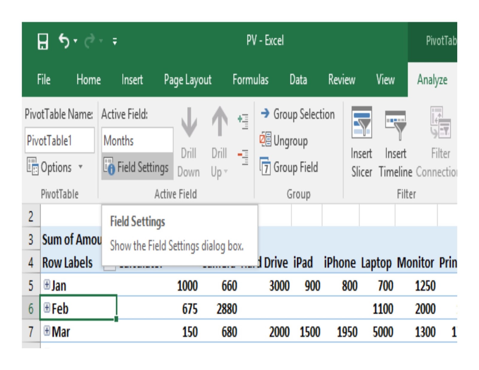 Pivot Table: Pivot Table - Customizing and Formatting