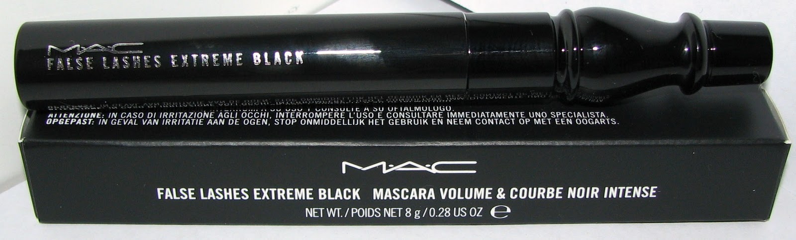 MAC Lashes Extreme Black Mascara Review and Photos - Blushing Noir