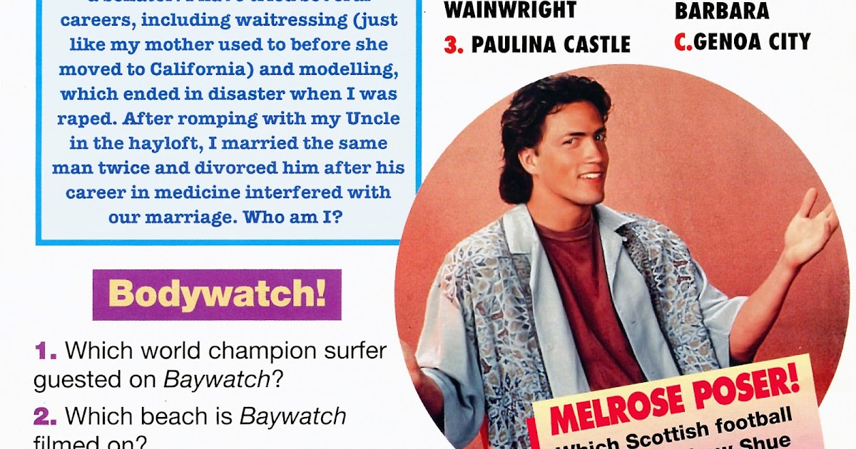 Soap Games USA Soap Quiz