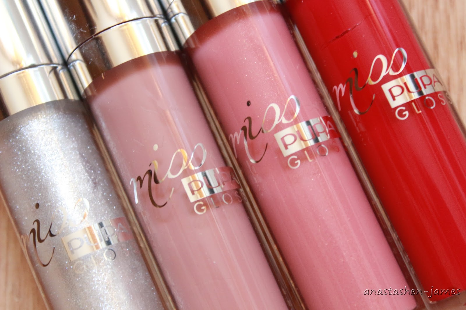 Anastashen James beauty blog : Ультраблестящие блески для губ Miss Pupa ...