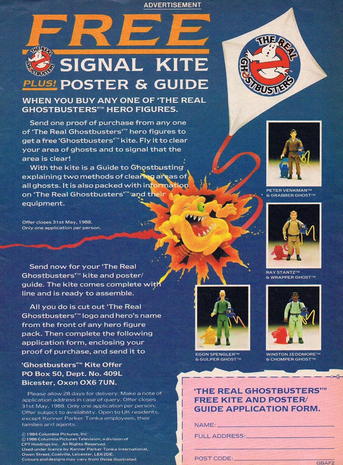 the slipper 80s advert nostalgia special real ghostbusters edition real ghostbusters flyer