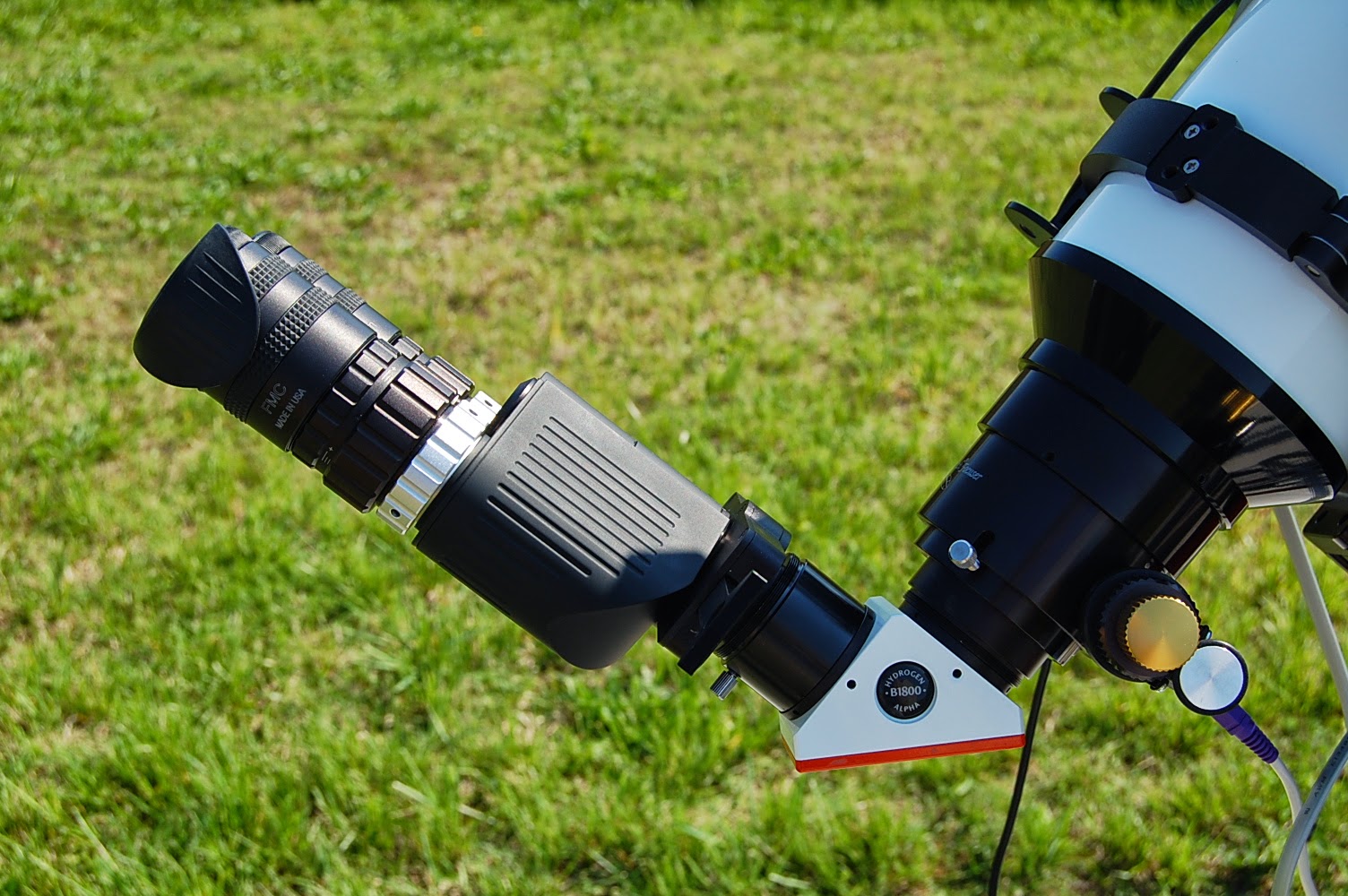Transparent to Neutrinos New Binocular Eyepiece