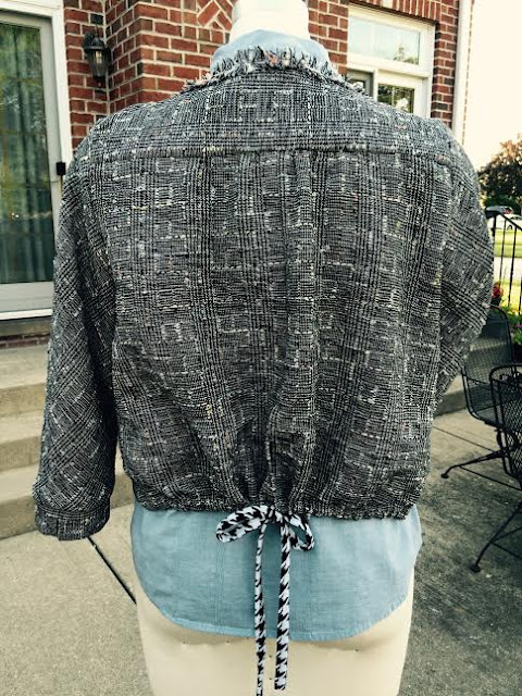 Did You Really Sew That?: Linton Tweed for a Drawstring Shrug