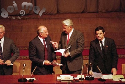 Yeltsin-Gorbachev