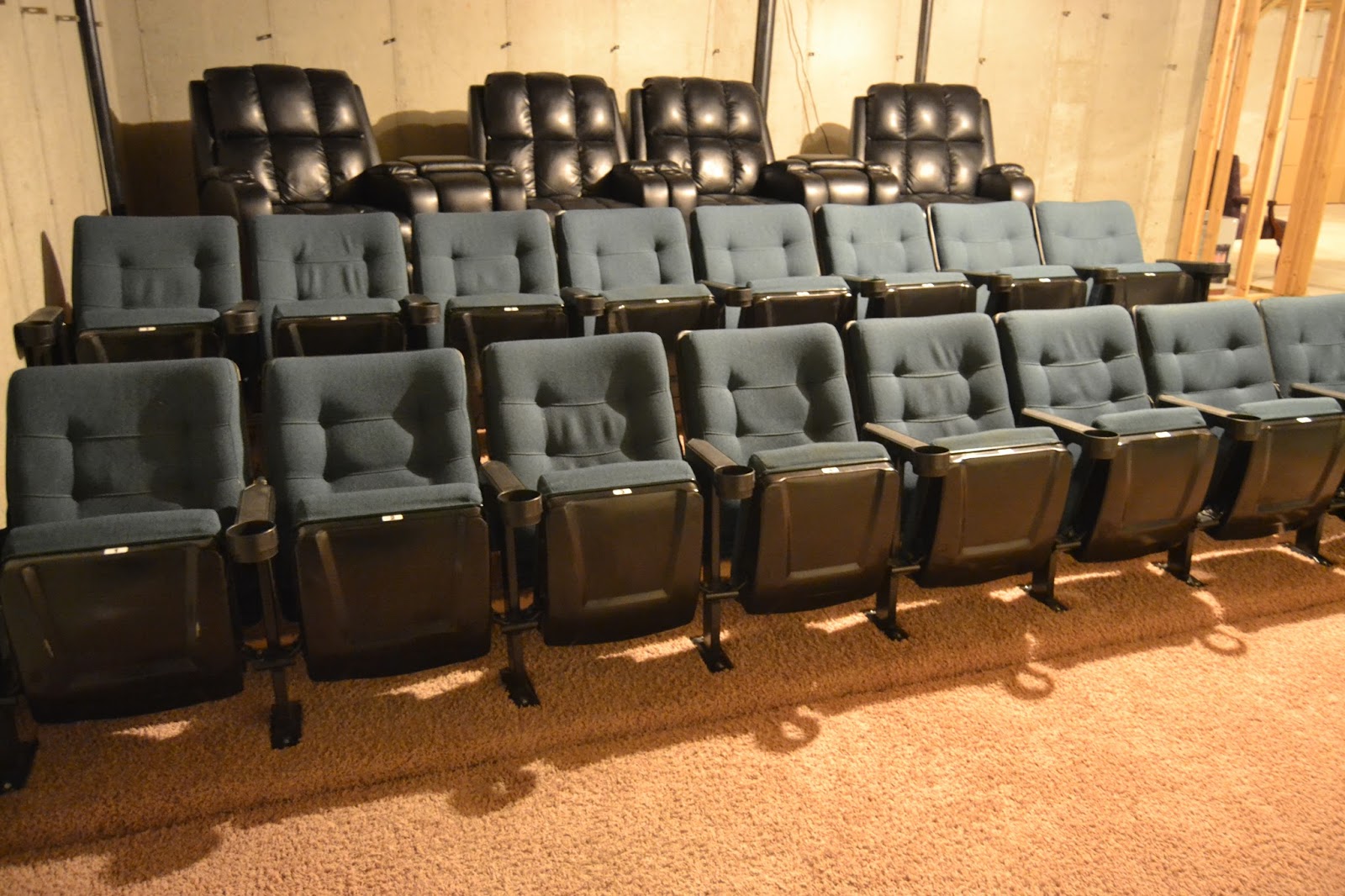 DIY Home Theater Room - Lou Lou Girls