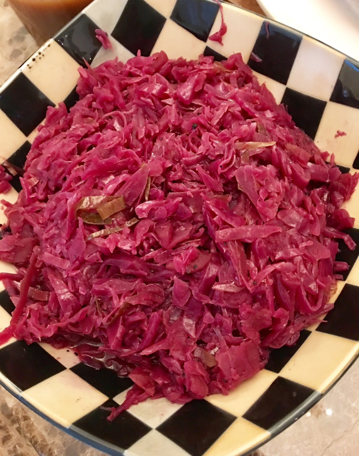 Christmas Braised Red Cabbage with Apples recipe