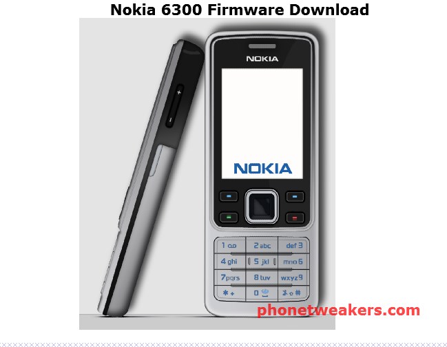 Скачать прошивки для nokia 6300