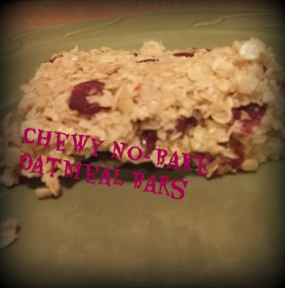 Chewy No-Bake Oatmeal Bars