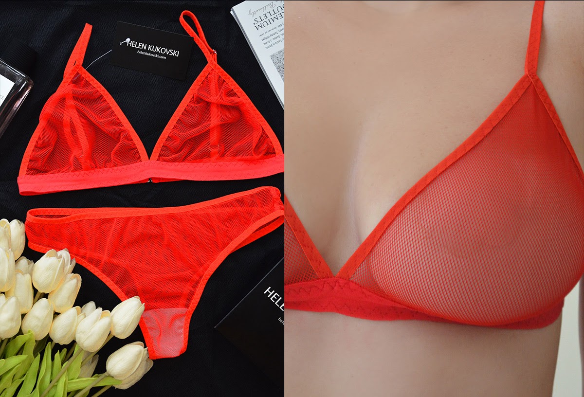 Sheer lingerie: A very sheer bra - Helen Kukovski