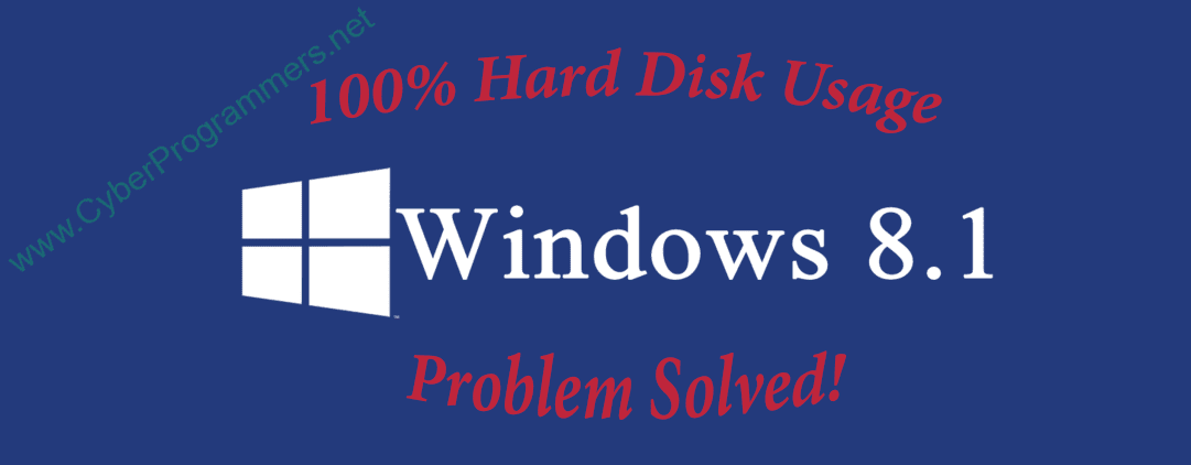 Windows hard disk usage problem