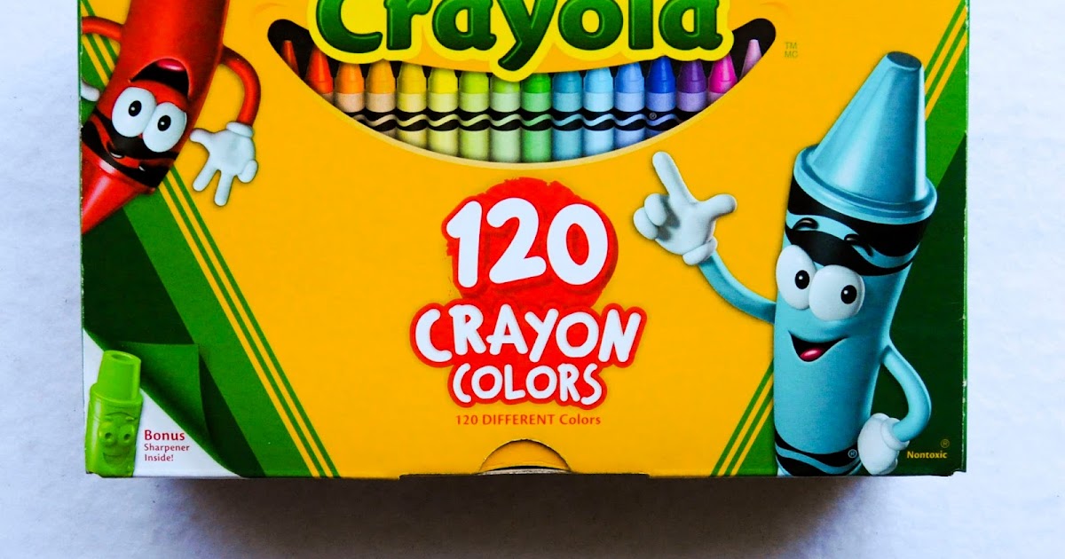 Crayola 120 Count Crayons What's Inside the Box Jenny's Crayon