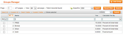 Managing vendor groups Managing vendor groups