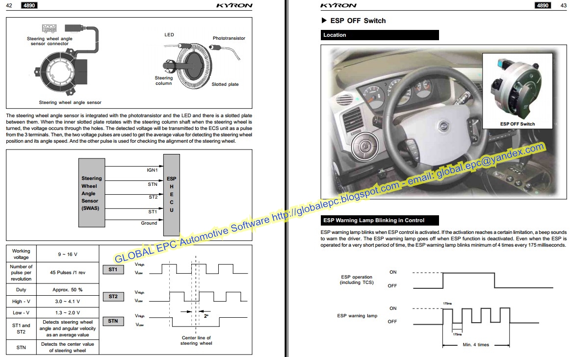 AUTO MOTO REPAIR MANUALS SSANGYONG KYRON REPAIR MANUAL AND