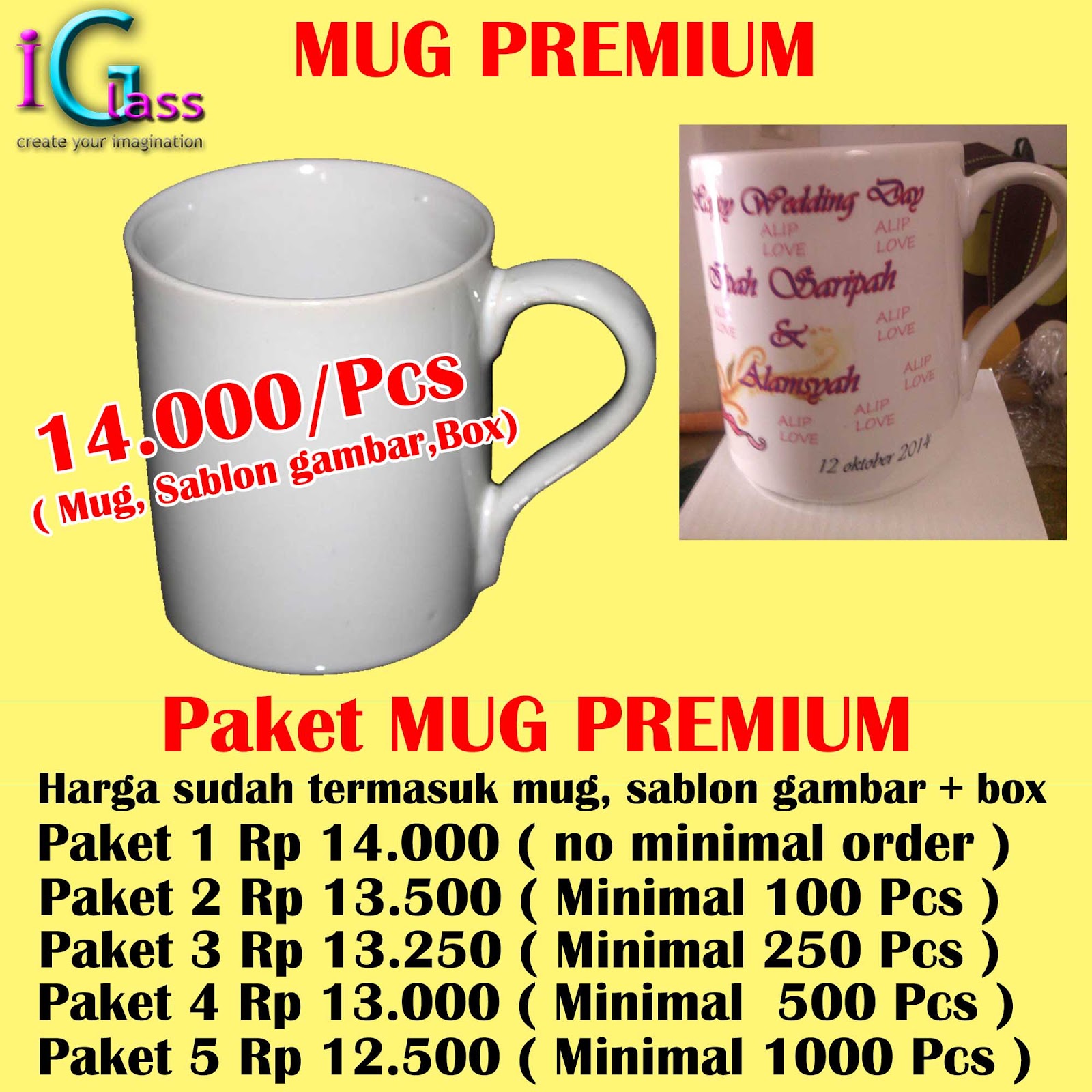 PROMO!!!CETAK SABLON MUG RP 7.000 HARGA TERMURAH TERLENGKAP SEBANDUNG