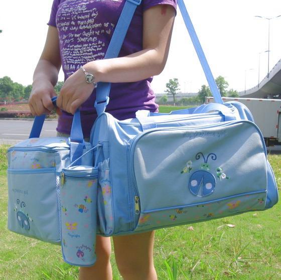 Maple'9 Lady bug Outdoor Diaper Bag (3 in 1)