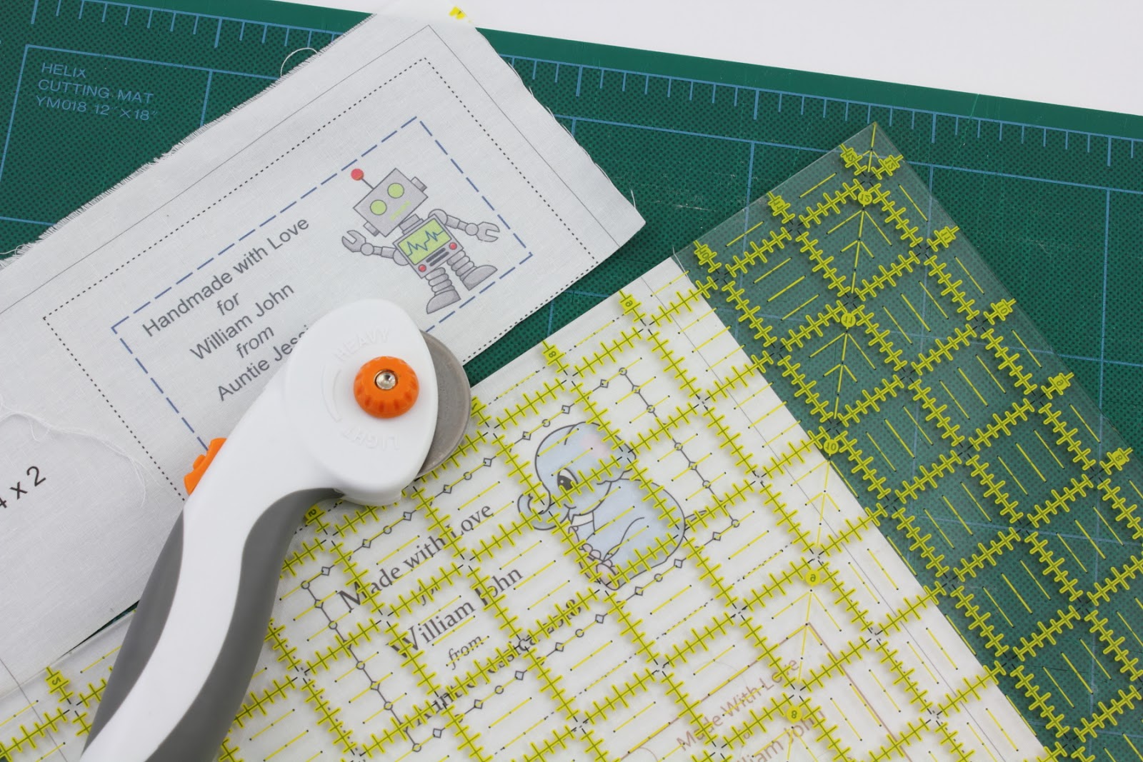 big B Baby Boy Quilt Labels