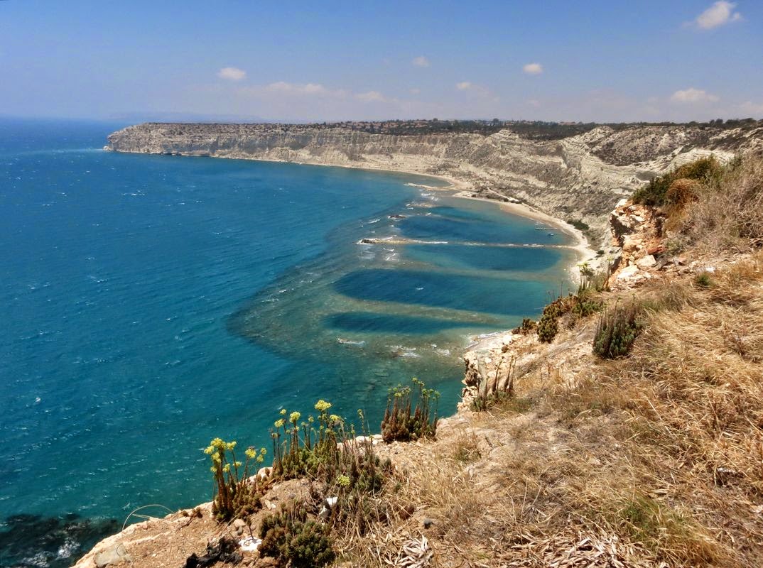 Hidden beach on Cyprus