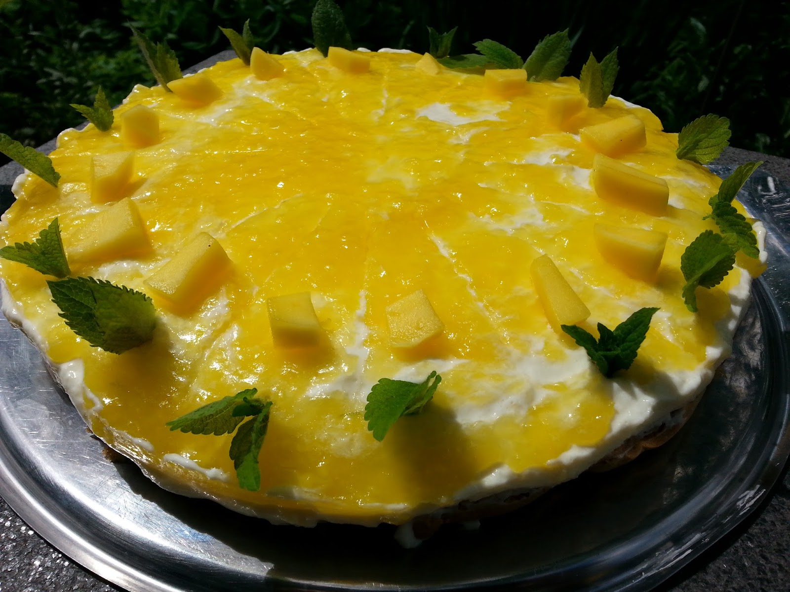 Heidis-Sattmacher-kreativ und einfach: Exotische Mango- Quark-Torte
