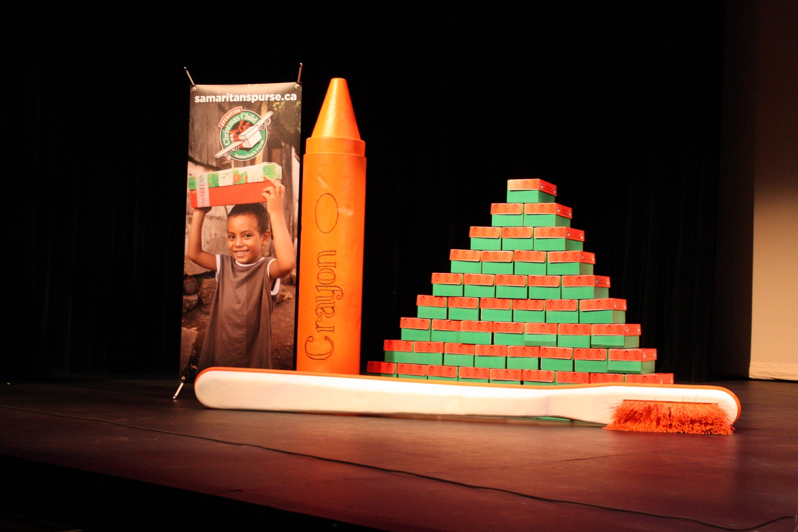 Packing Boxes Of Love OCC Shoe Box Display