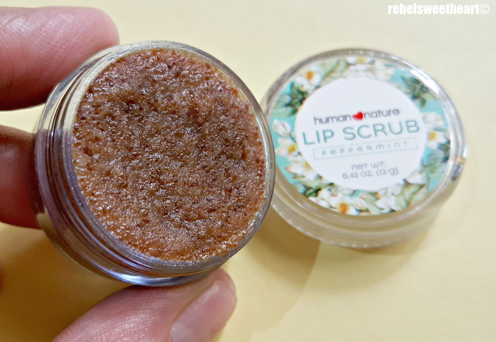 The Rebel Sweetheart. Spotlight Human Heart Nature Natural Lip Scrub.