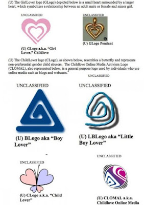 Face to Face: Pedophile symbols on child welfare and adoption logos