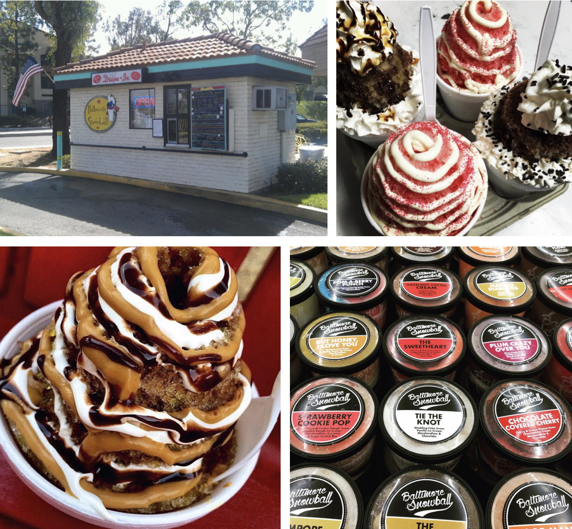SanDiegoVille Escondido's Baltimore Snowball Frozen Treat Concept To Expand To La Jolla