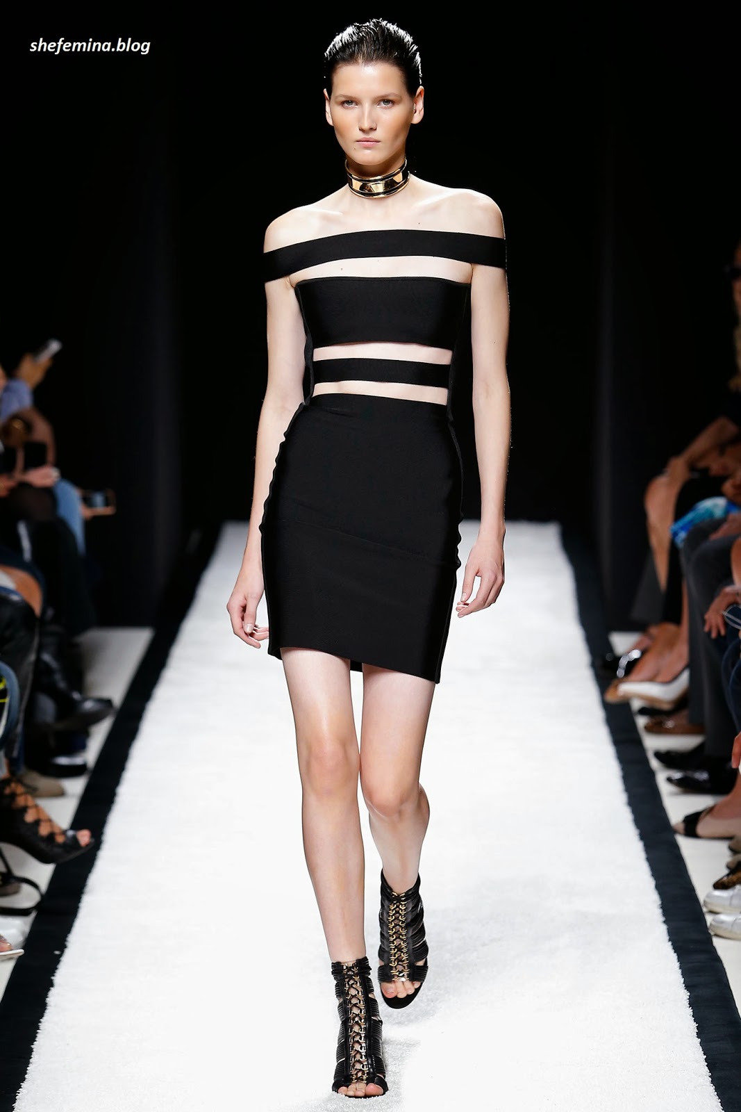 Balmain Spring 2015 Ready-to-Wear Dresses Collation at Fashioh Show