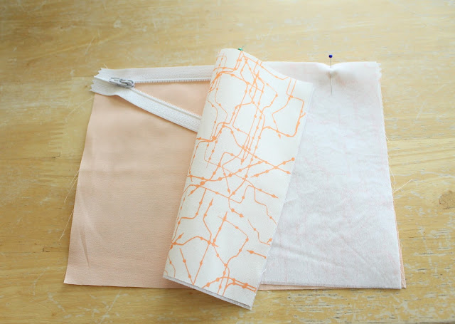 How to sew a zipper pouch for pencils, crayons, make-up and more.