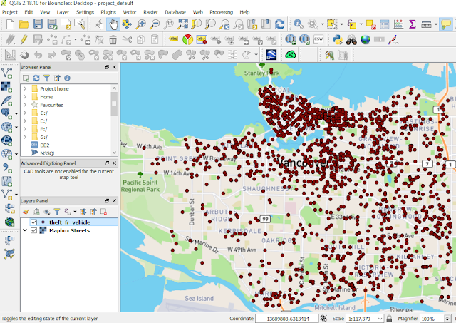 Theft from vehicle accident in Vancouver city 2016