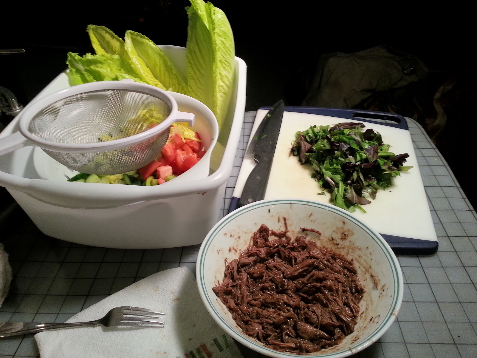 Roast Beef Lettuce Wraps!! 01072013