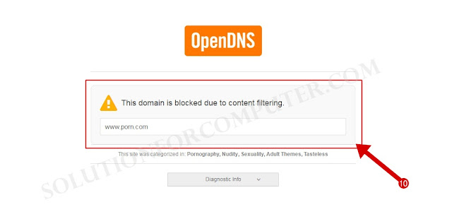 site is blocked by opendns