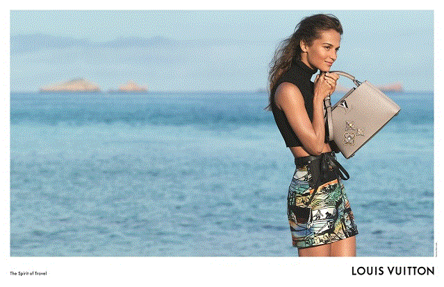 Alicia Vikander Louis Vuitton Twist Handbag 2016 Campaign