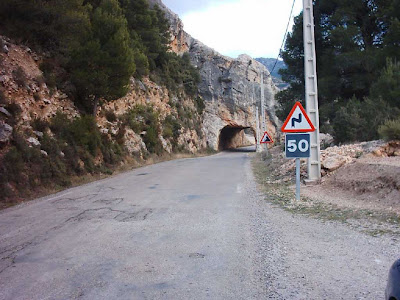 túnel, túnel de Beceite, 