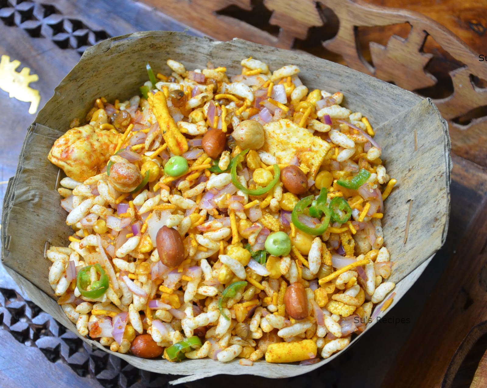 Su's Recipes Jhal Muri Kolkata style