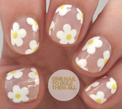daisy nail space them negative flower bloglovin daisies dotting tool rule yellow dot easy
