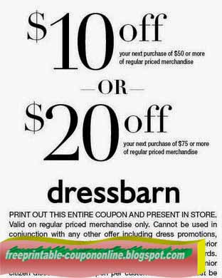 Dressbarn Coupons