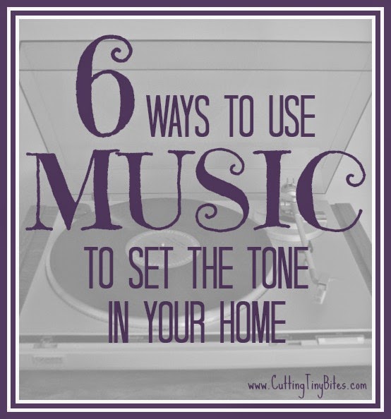 Music can change the mood in your home! Use it to your advantage!