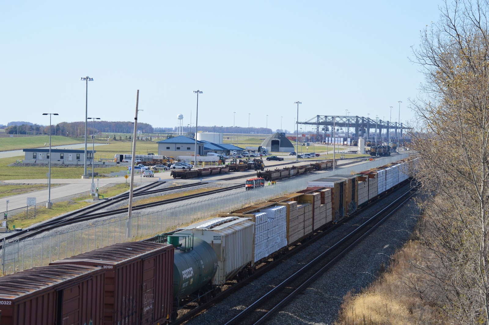 Towns and Nature North Baltimore, OH Largest CSX Intermodal Yard