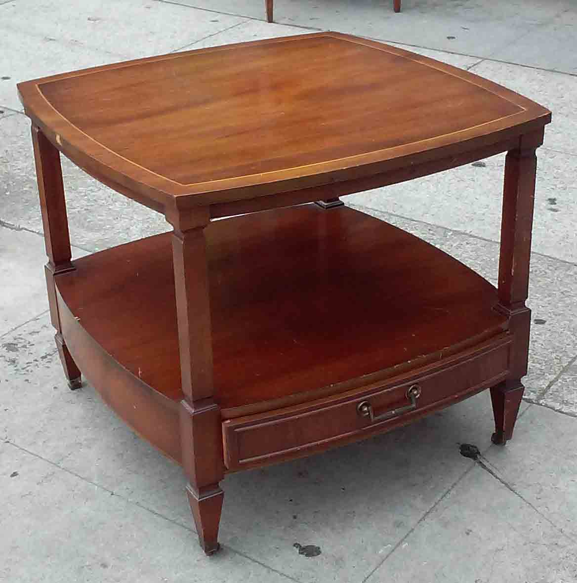 UHURU FURNITURE & COLLECTIBLES SOLD Mahogany End Table 30