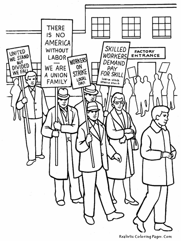 Labor day coloring pages printable free Labor day coloring pages printable free