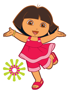 Cartoon Characters: Dora the Explorer (PNG)